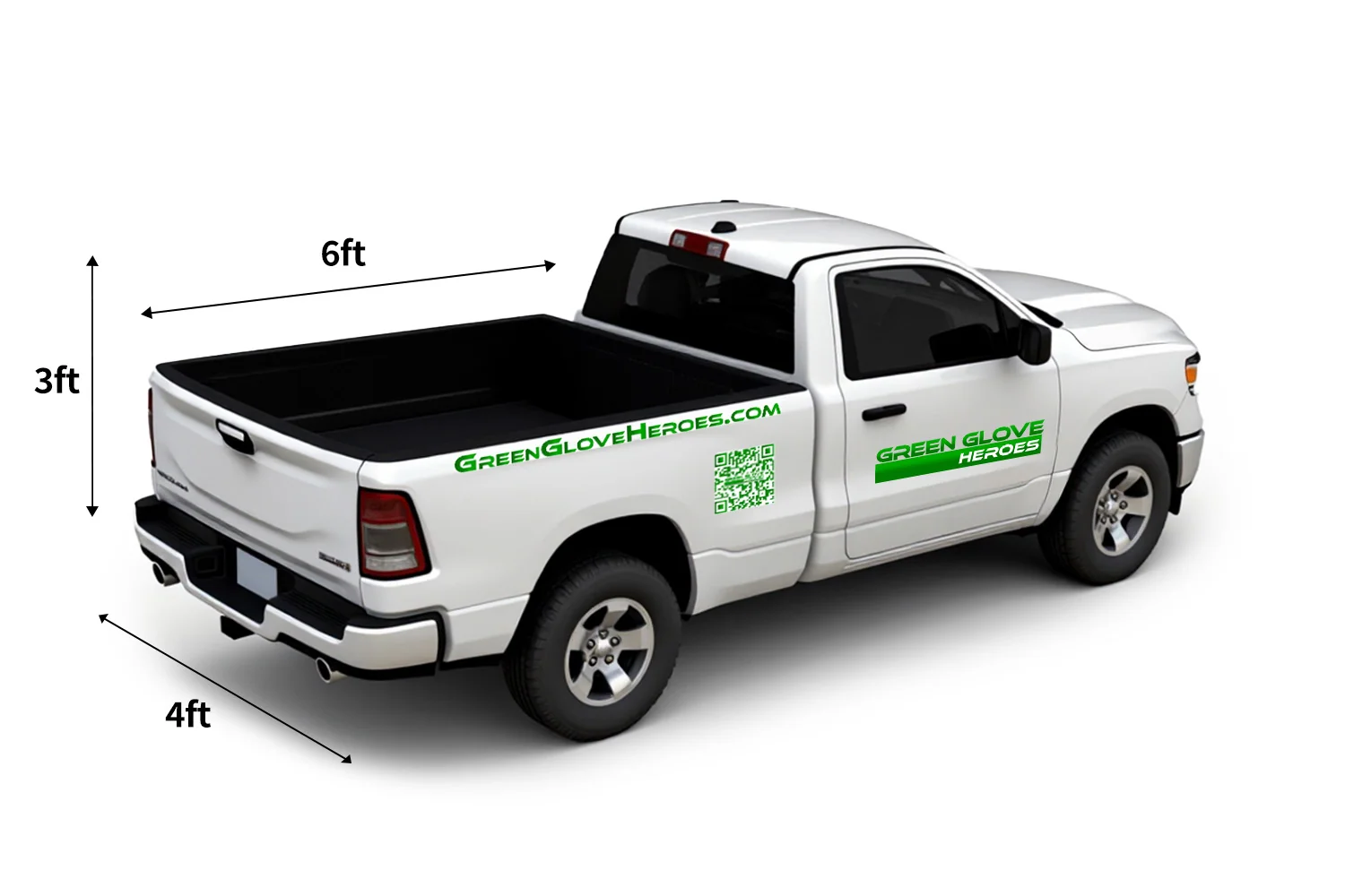 Example of a single truck load of bulky waste